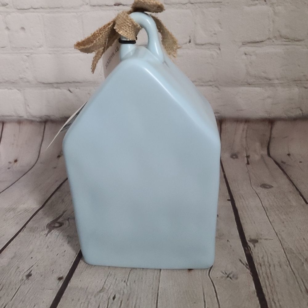 Rae Dunn Light Blue Ceramic "TWEET" Birdhouse - Picture 3 of 13